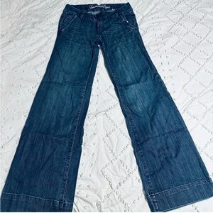 American Eagle Outfitters Dark Blue Flare Jeans